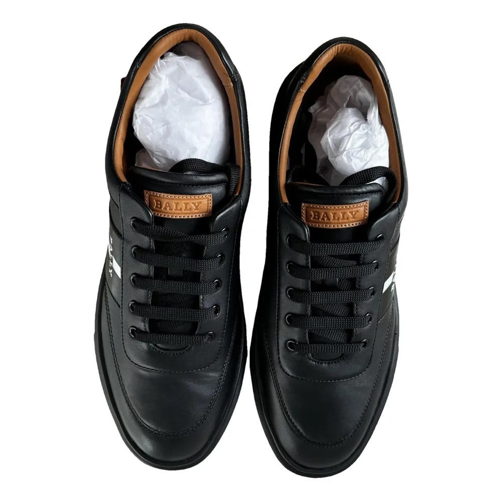 Bally Black Leather Men's Shoes